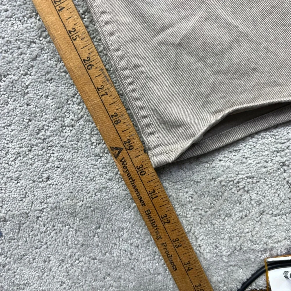 Buffalo David Bitton Jeans Mens 36x30 Sam-X Slim‎ Straight Stretch Khaki Beige